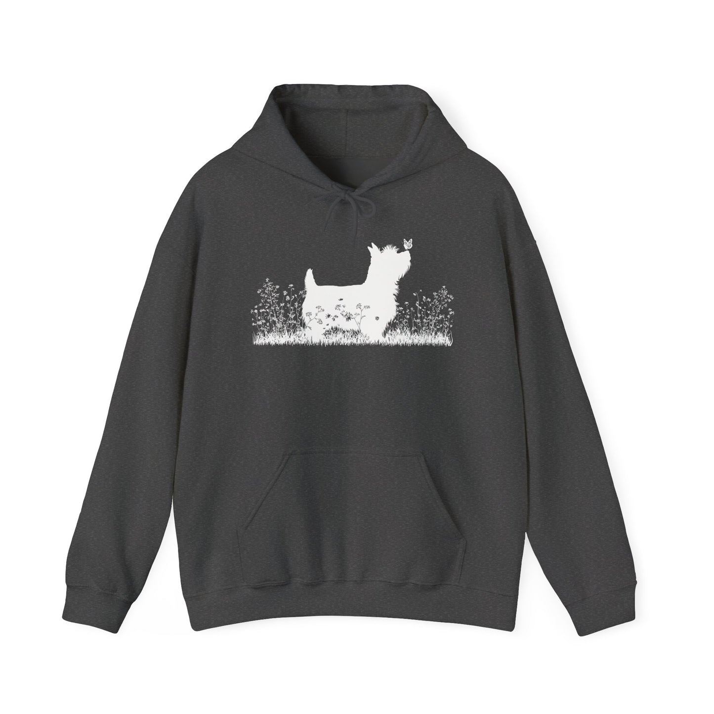 New! Yorkie Silhouette Hoodie