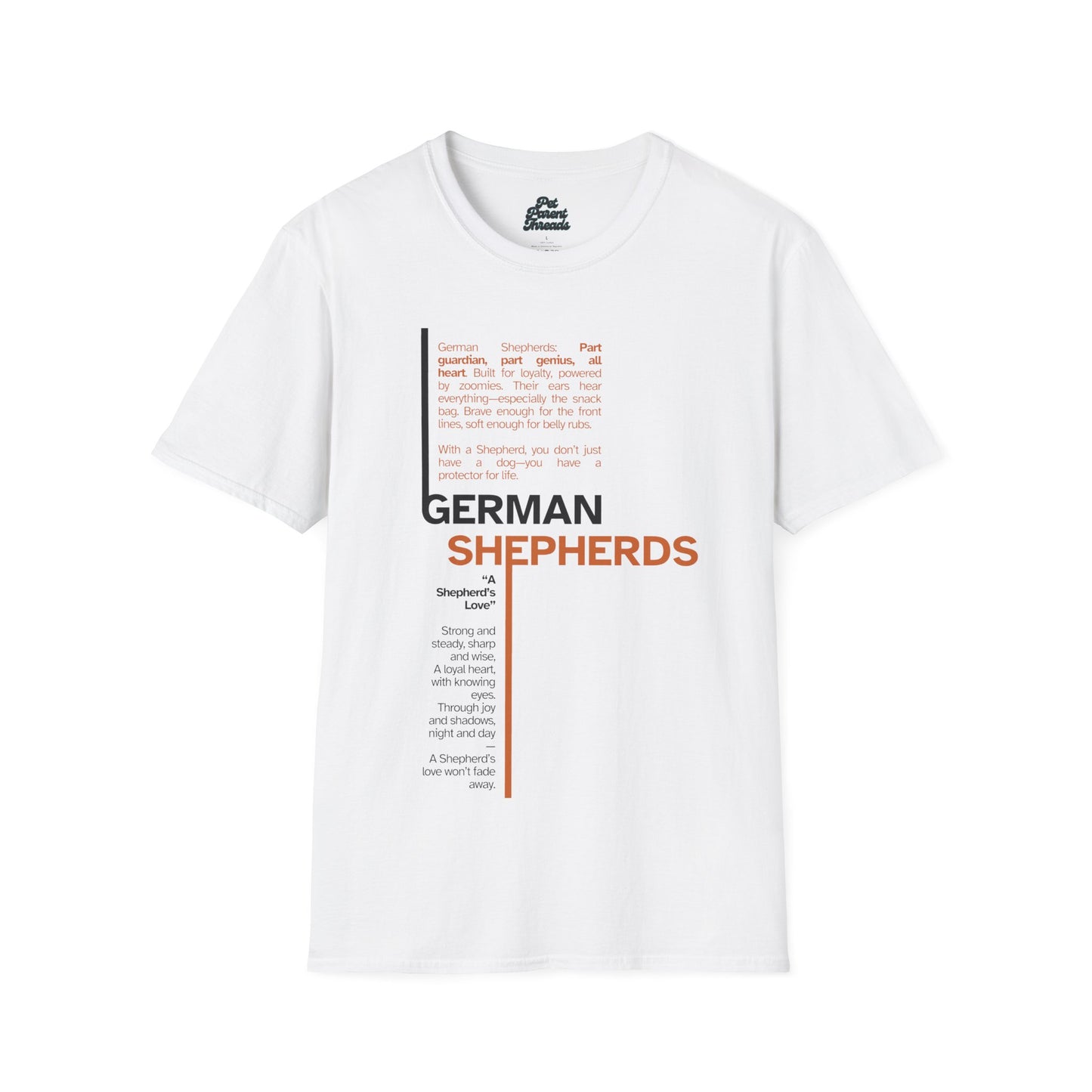 "A Shepherd's Love" Tee White