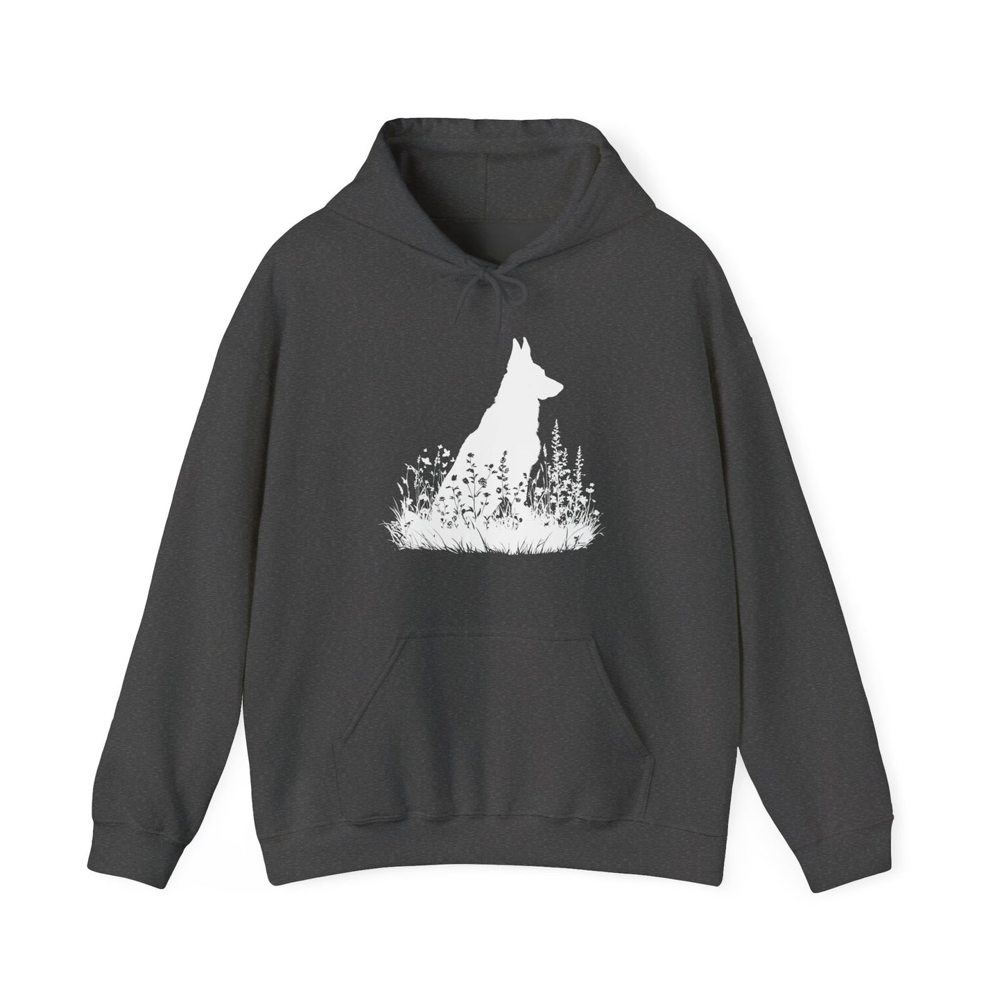 New! German Shepherd Silhouette Hoodie