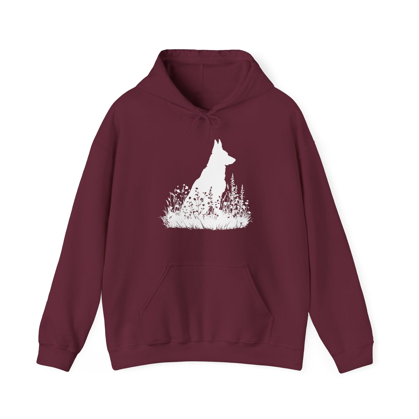 New! German Shepherd Silhouette Hoodie