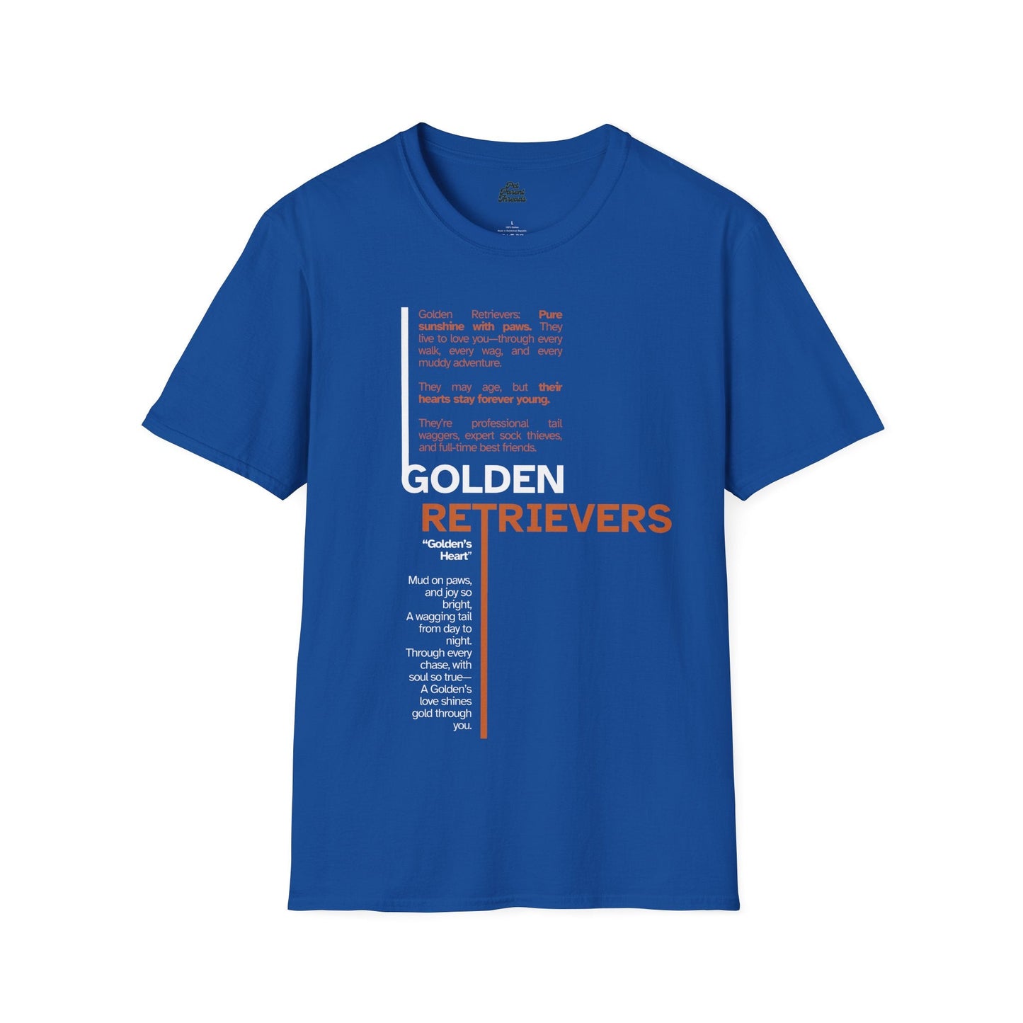 A Golden Retriever Poem Tee Royal