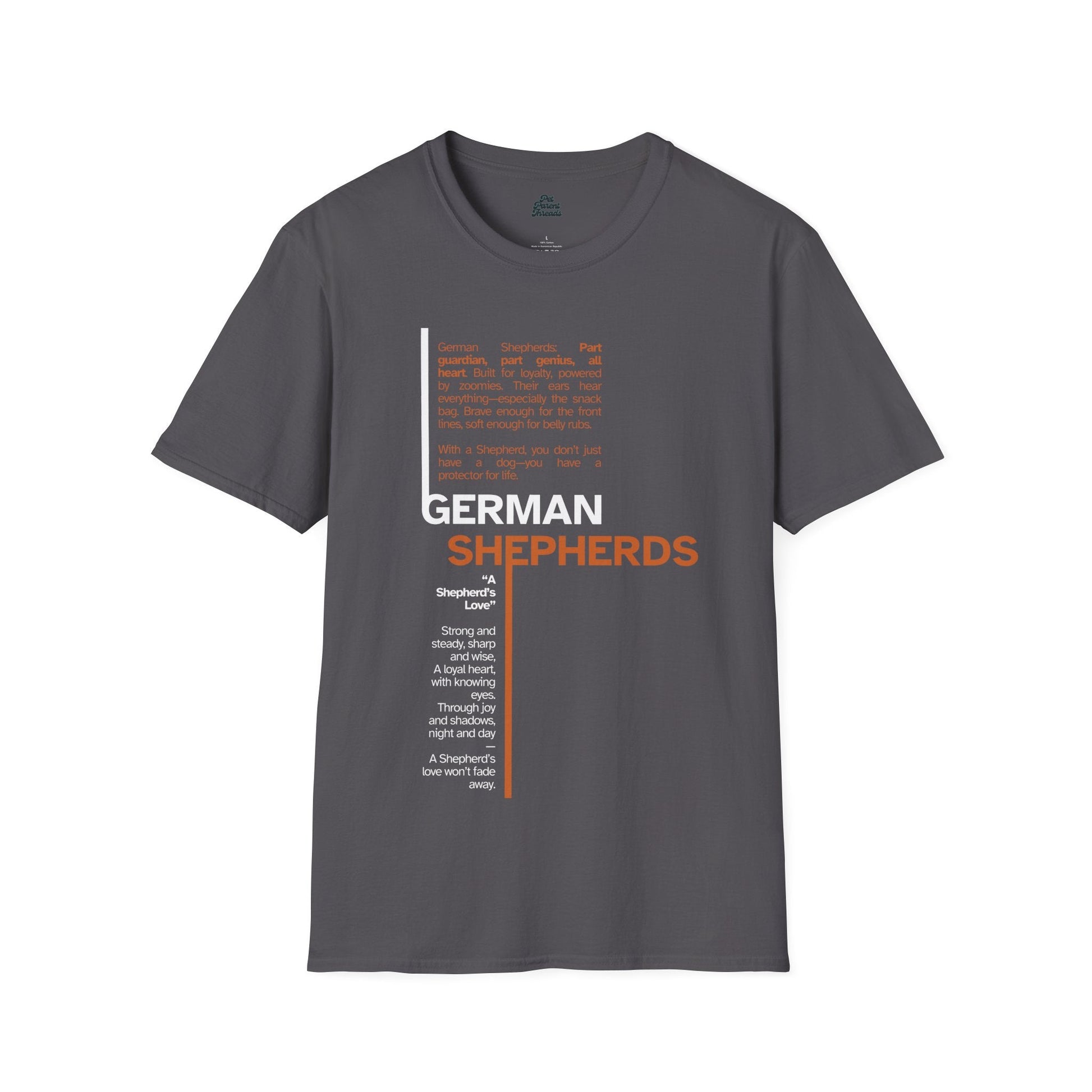 "A Shepherd's Love" Tee Charcoal