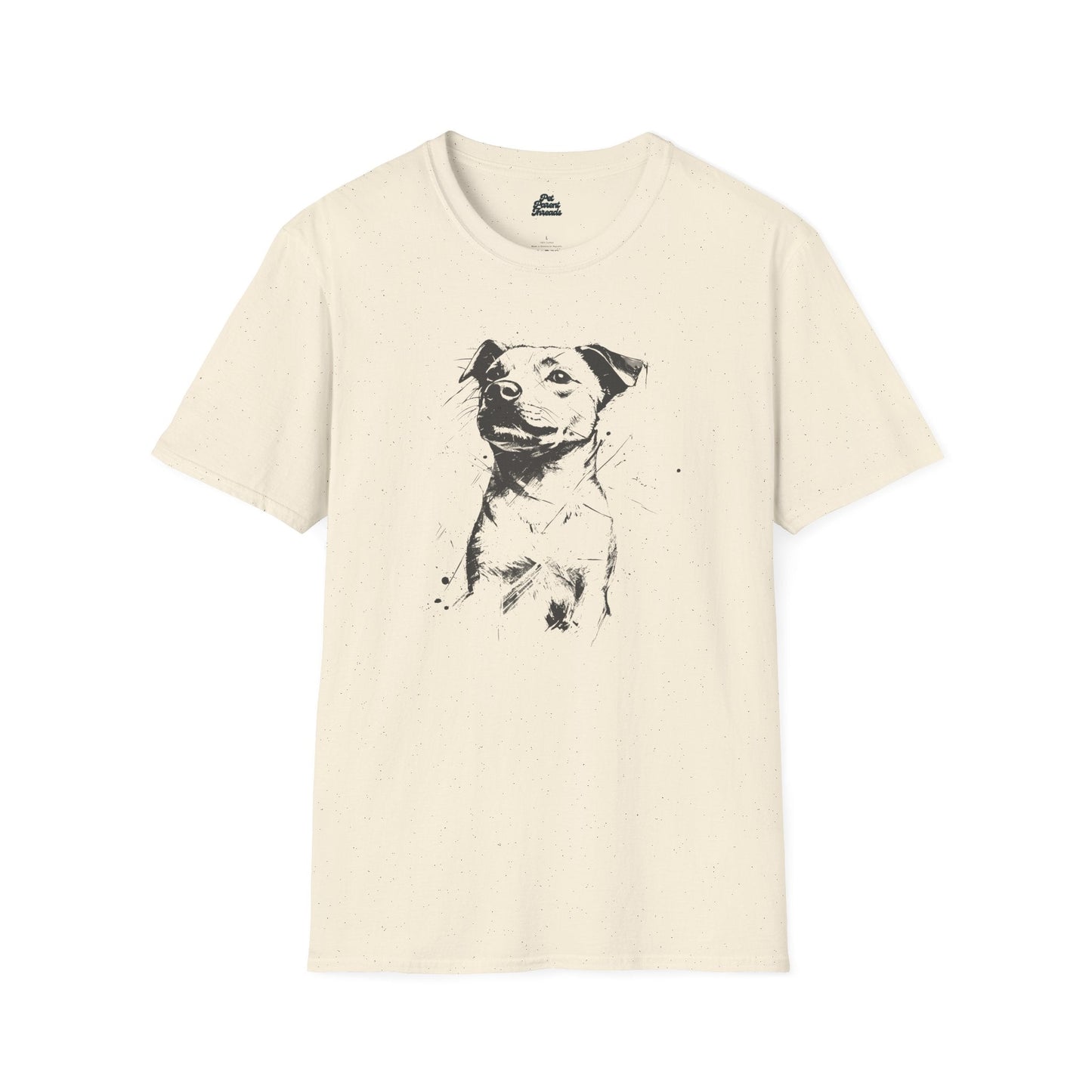 Abstract Pitbull Sketch Graphic Tee - Pet Parent Threads