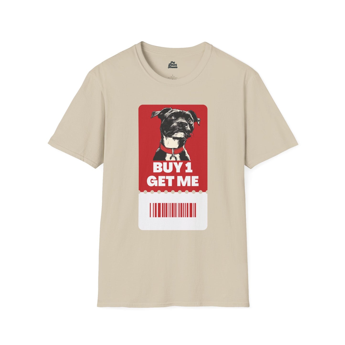 âBuy 1, Get Meâ Pitbull Adoption Awareness Tee Sand