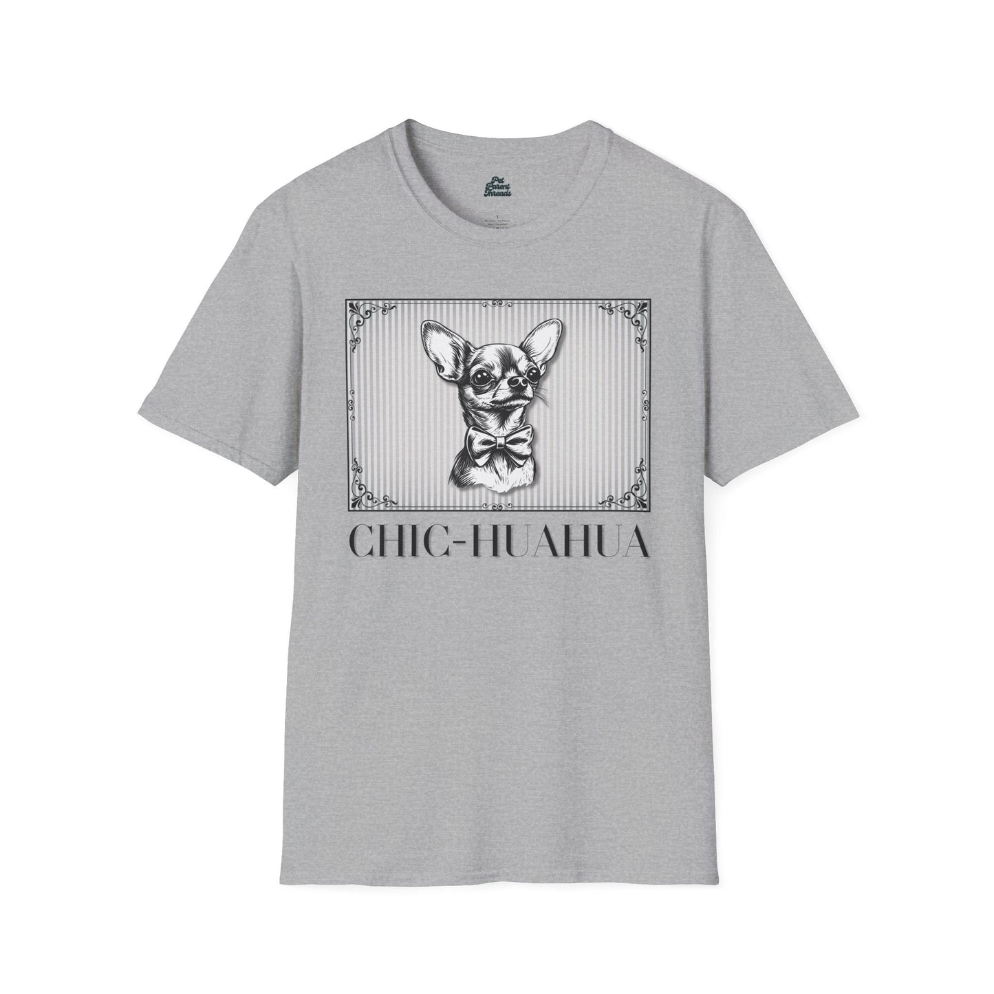 Chic - Huahua: The Stylish Chihuahua Graphic Tee - Pet Parent Threads