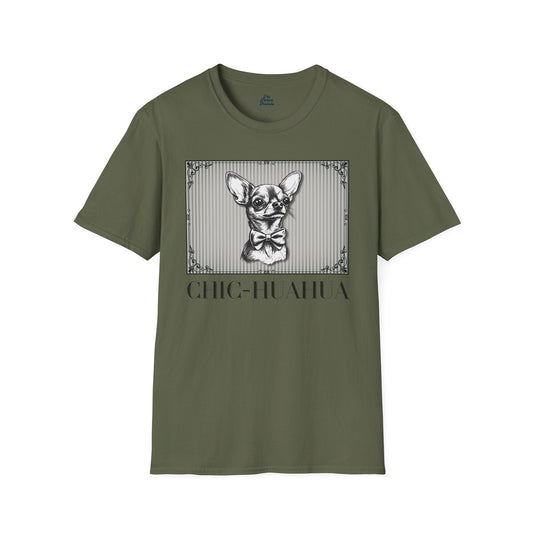 Chic - Huahua: The Stylish Chihuahua Graphic Tee - Pet Parent Threads