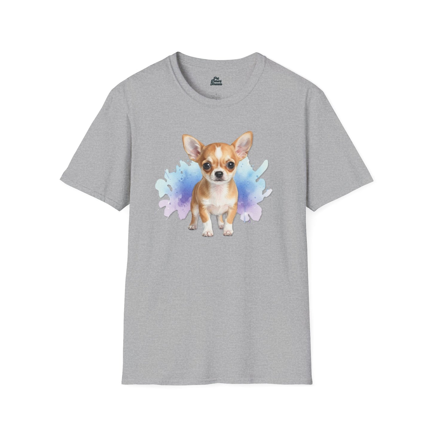 Chihuahua Puppy Watercolor T-Shirt – Small Dog, Big Personality - Pet Parent Threads
