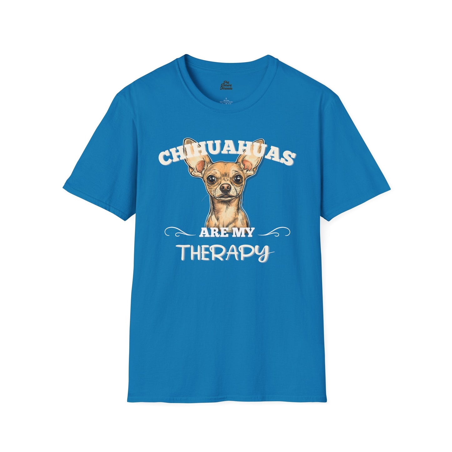 Chihuahuas Are My Therapy Graphic Tee Sapphire