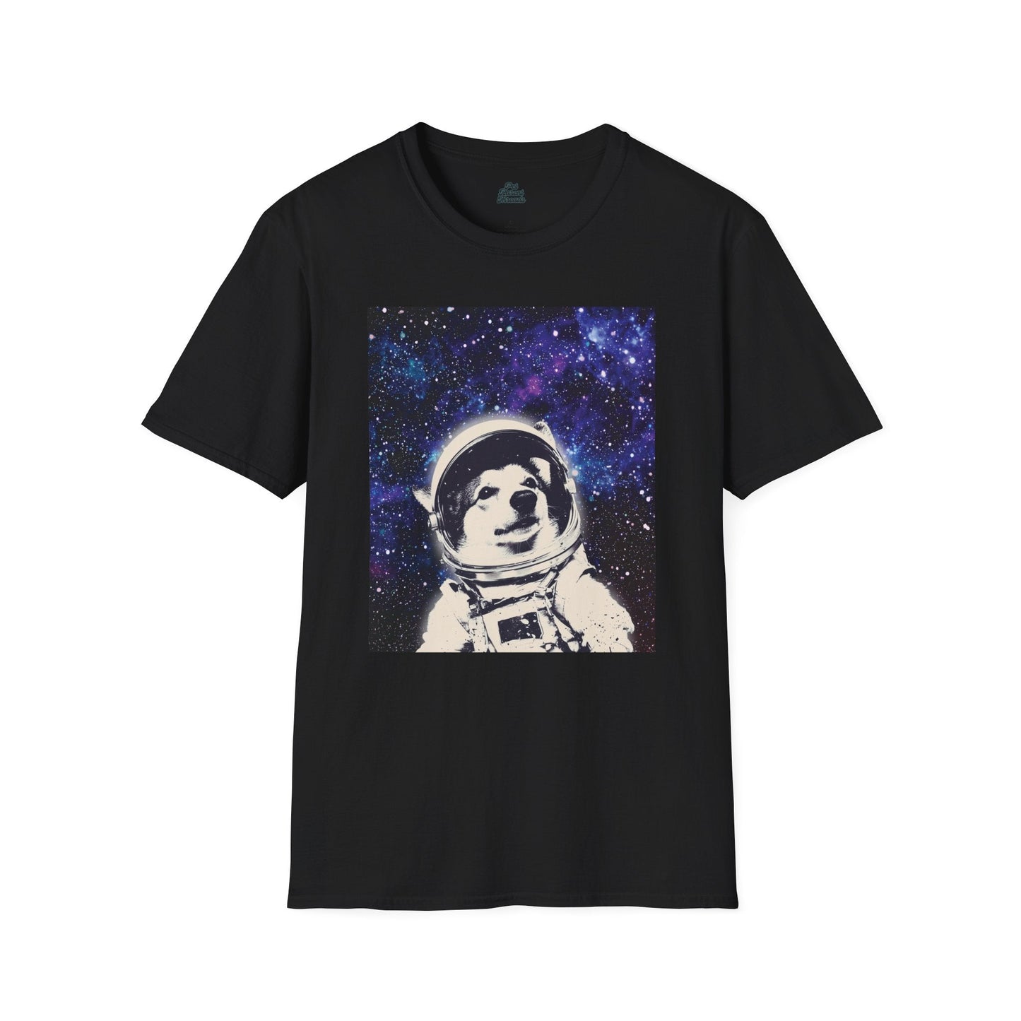 Corgi In Space Graphic Tee Black