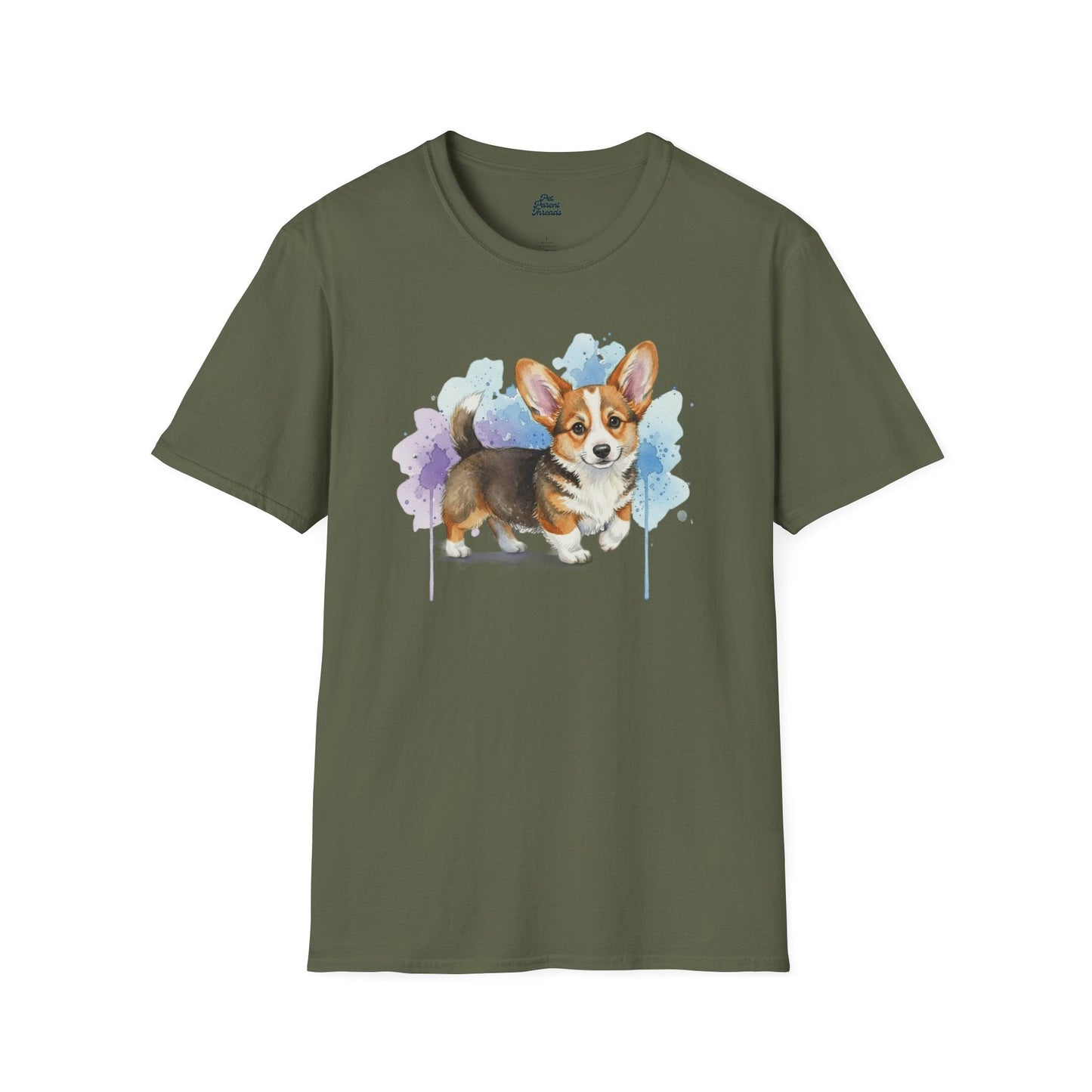 Corgi Puppy Watercolor – Cute & Quirky Dog Lover Tee - Pet Parent Threads