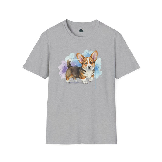 Corgi Puppy Watercolor – Cute & Quirky Dog Lover Tee - Pet Parent Threads