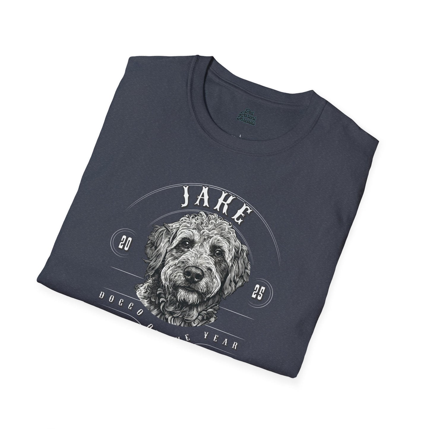 Custom “Doggo of the Year” Personalized Pet Portrait Tee - Pet Parent Threads