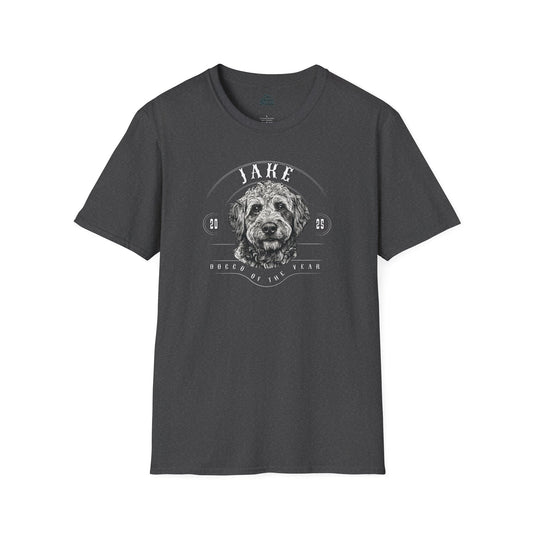 Custom “Doggo of the Year” Personalized Pet Portrait Tee - Pet Parent Threads