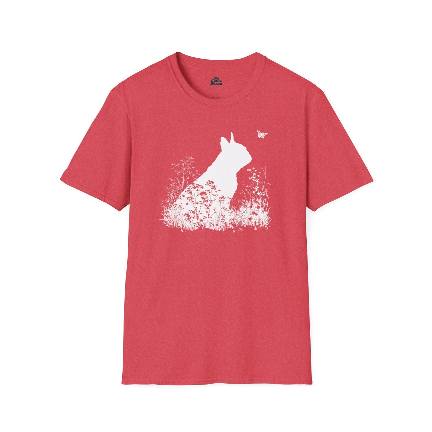 Frenchie Butterfly Silhouette Tee - Pet Parent Threads