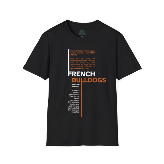 Frenchie Facts GraphicTee Black