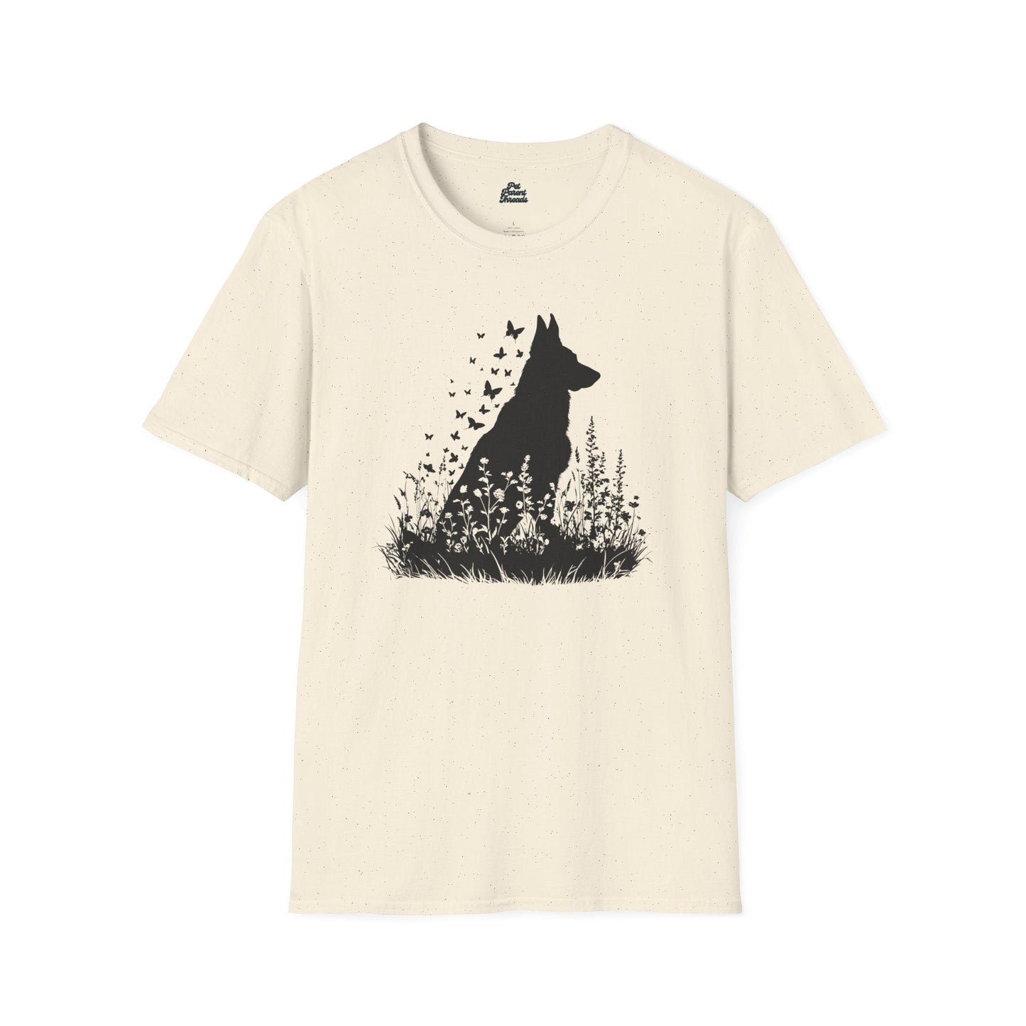 German Shepherd Butterfly Silhouette Tee - Pet Parent Threads