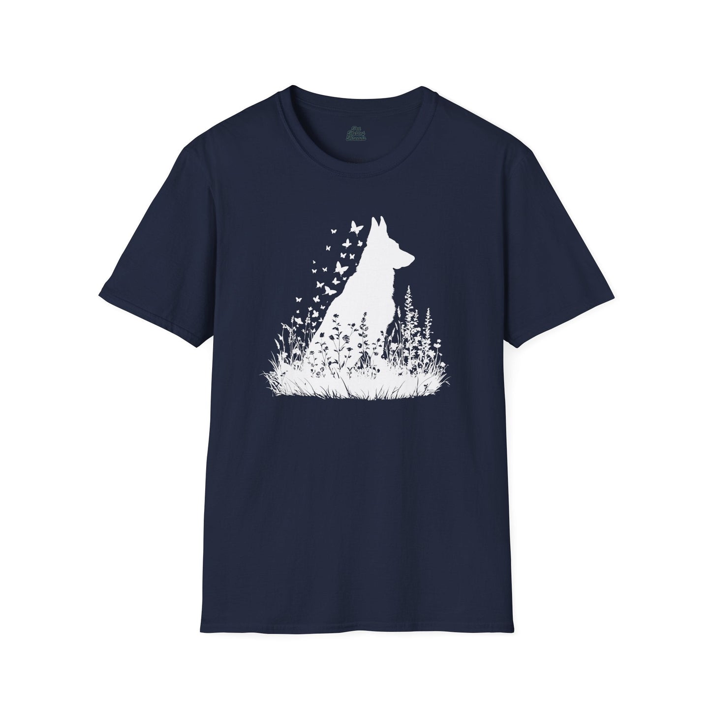 German Shepherd Butterfly Silhouette Tee - Pet Parent Threads