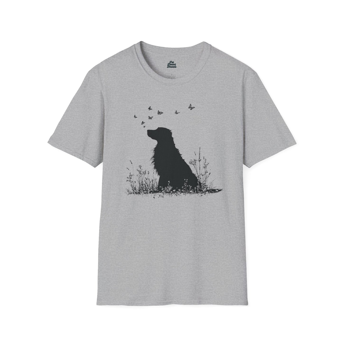 Golden Retriever Butterfly Silhouette Tee - Pet Parent Threads