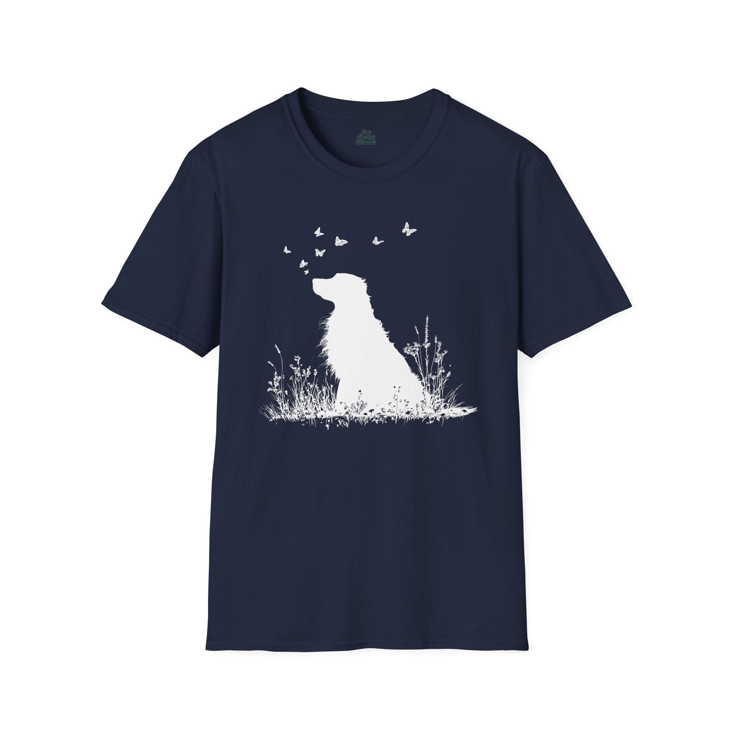 Golden Retriever Butterfly Silhouette Tee - Pet Parent Threads