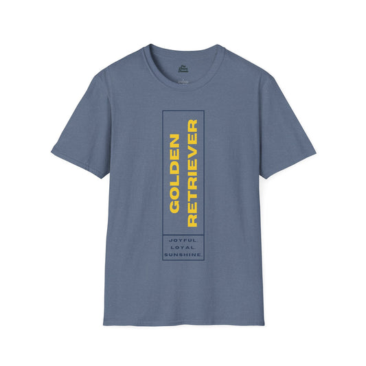 Golden Retriever â Joyful. Loyal. Sunshine. Tee Heather Indigo