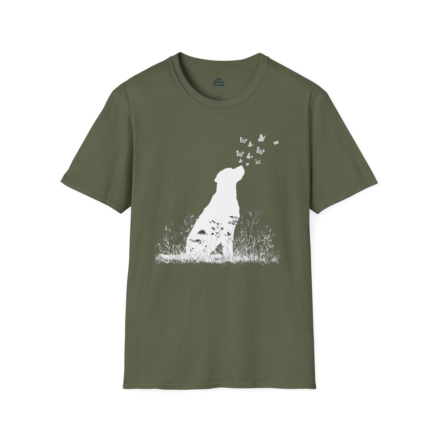 Labrador Retriever Butterfly Silhouette Tee - Pet Parent Threads