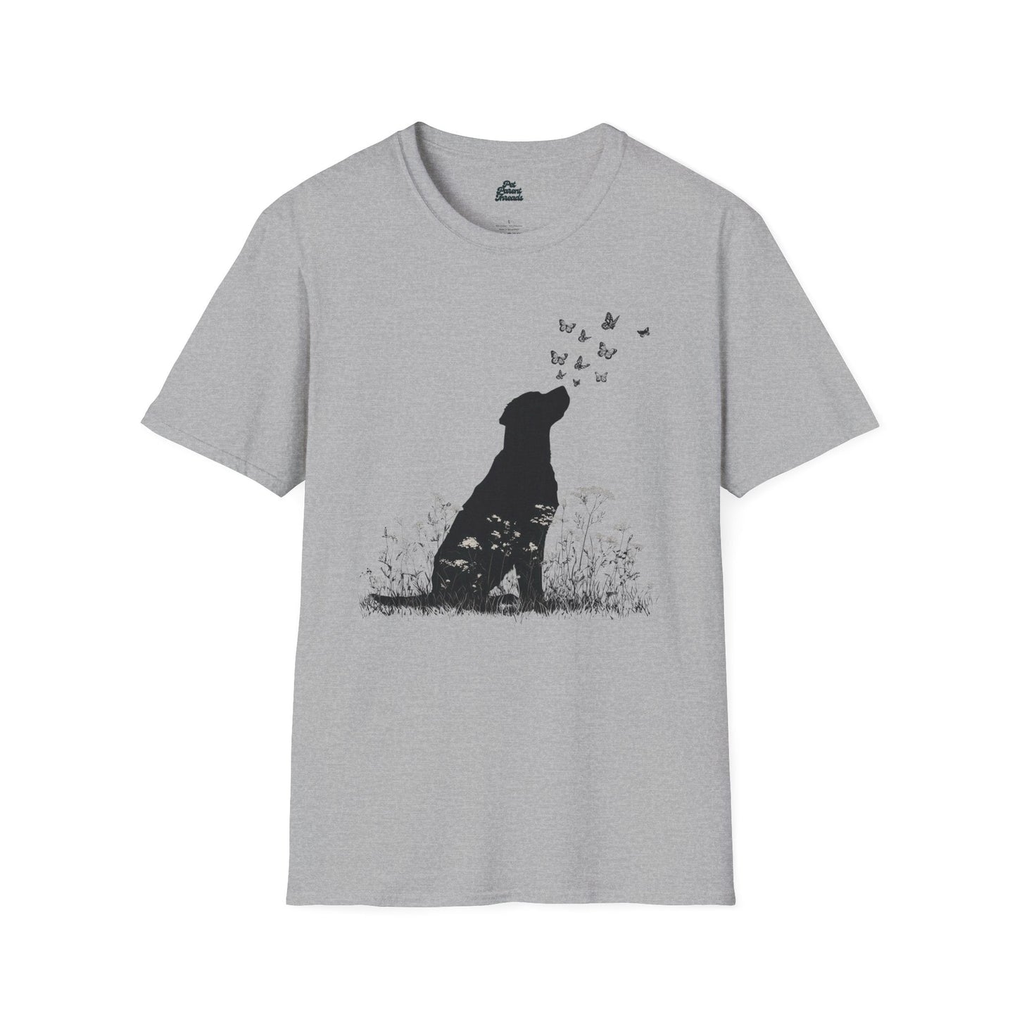 Labrador Retriever Butterfly Silhouette Tee - Pet Parent Threads