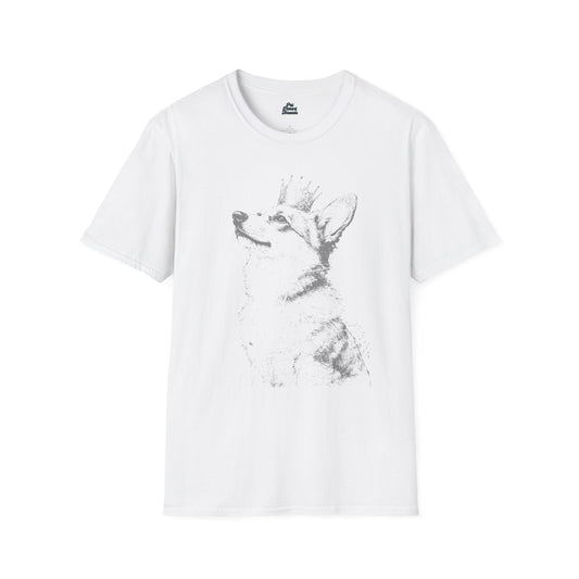 Long Live The Corgi Graphic Tee White