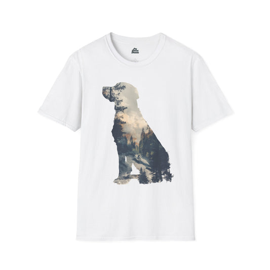 Mountain Bike Adventure: Lab Silhouette Tee 🚵♂️🐕 - Pet Parent Threads
