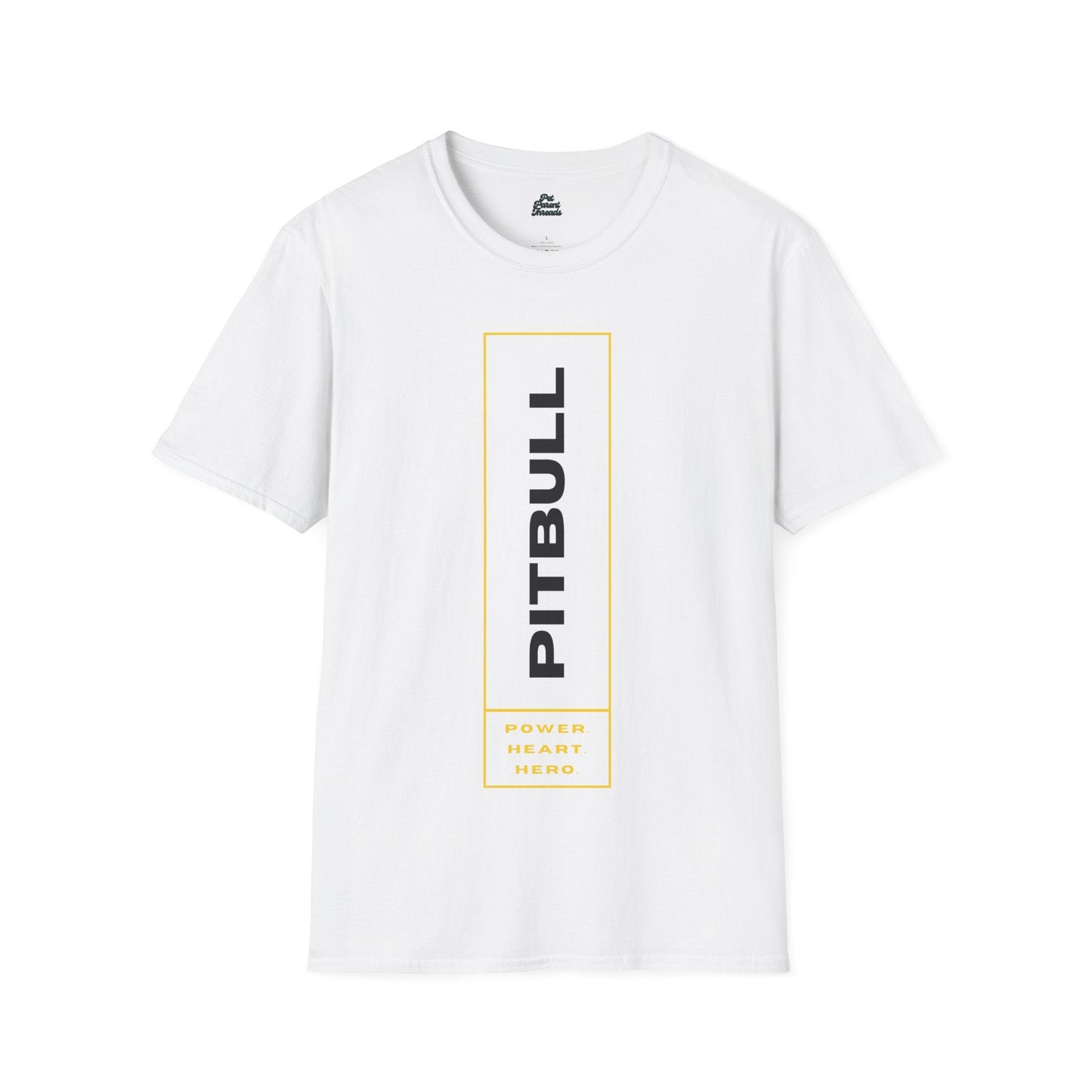 Pitbull "Power. Heart. Hero." Tee White