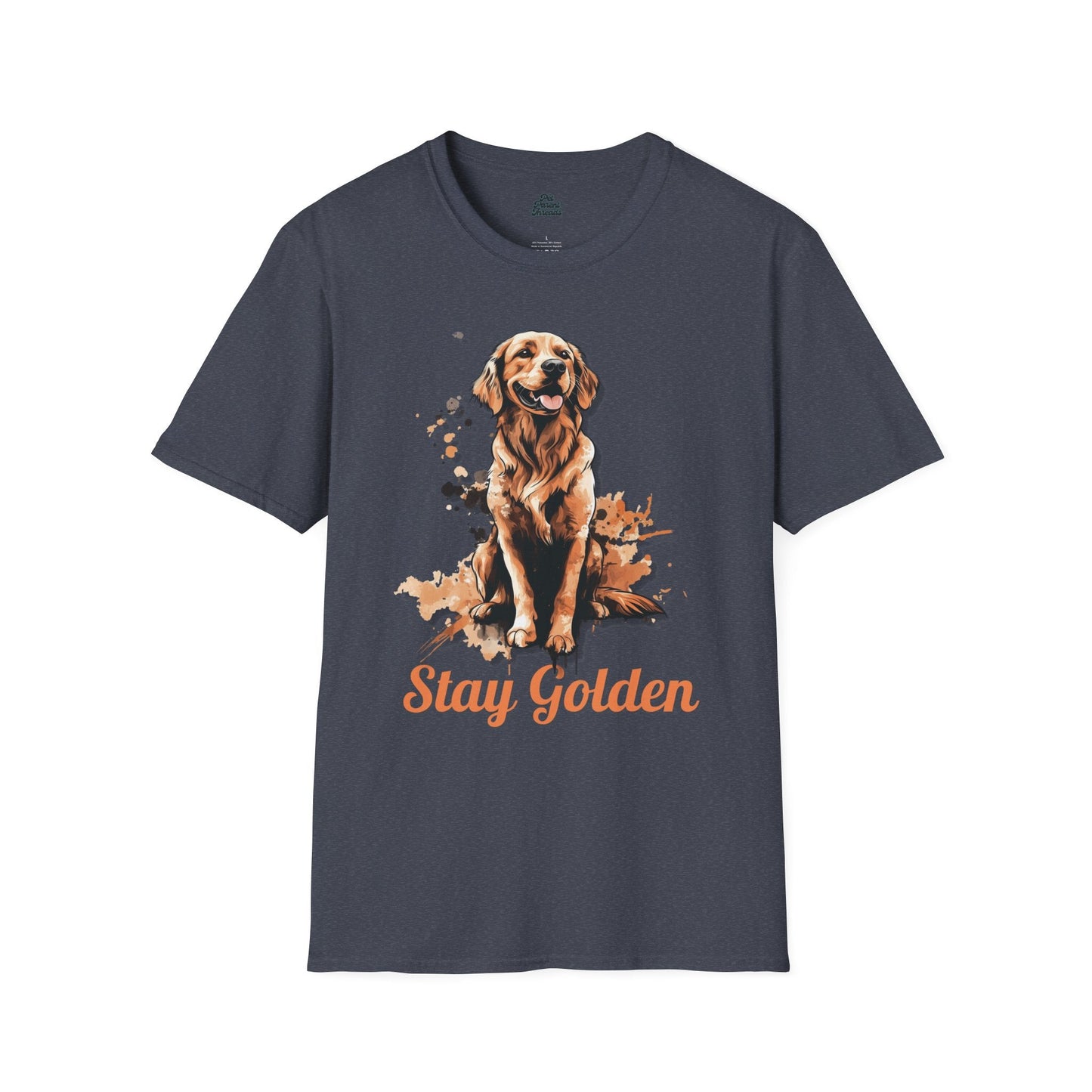 "Stay Golden" Graphic Tee Heather Navy