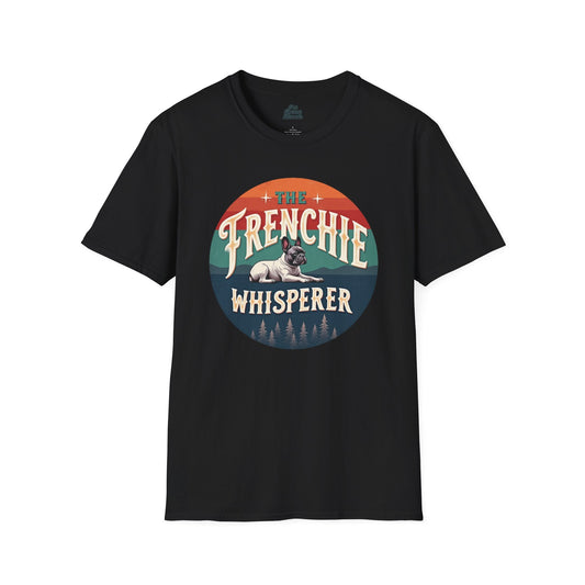 "The Frenchie Whisperer" Vintage Graphic Tee Black