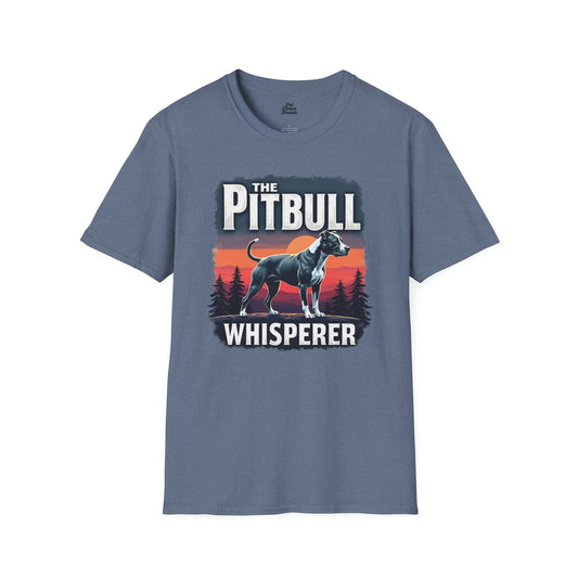 "The Pitbull Whisperer" Graphic Tee Heather Indigo