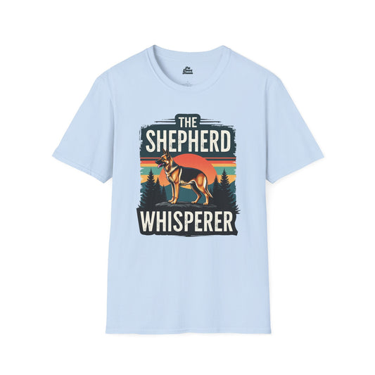 "The Shepherd Whisperer" Graphic Tee Light Blue
