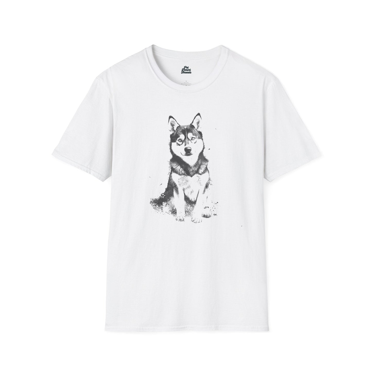 Wild & Free - Abstract Husky Graphic Tee - Pet Parent Threads