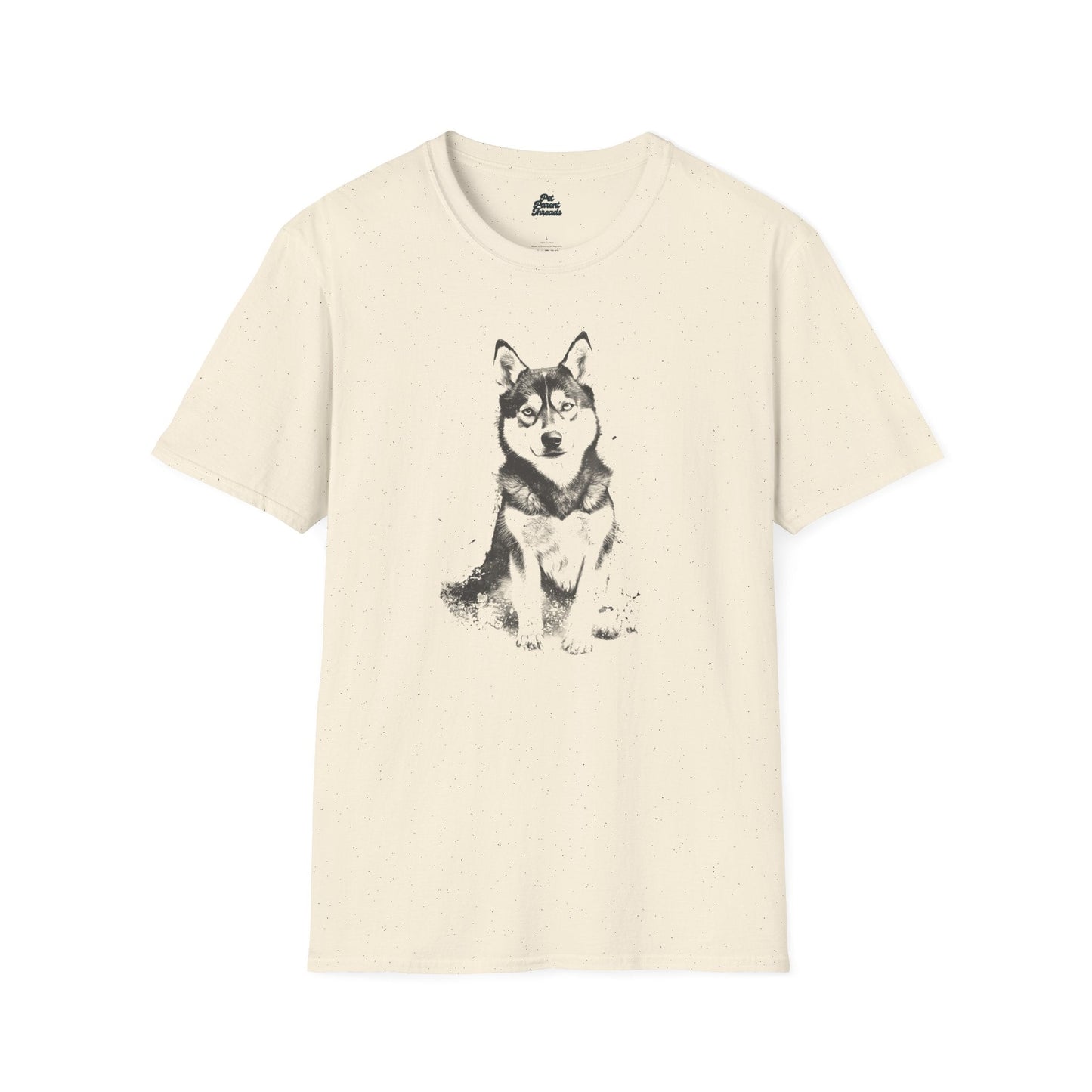 Wild & Free - Abstract Husky Graphic Tee - Pet Parent Threads