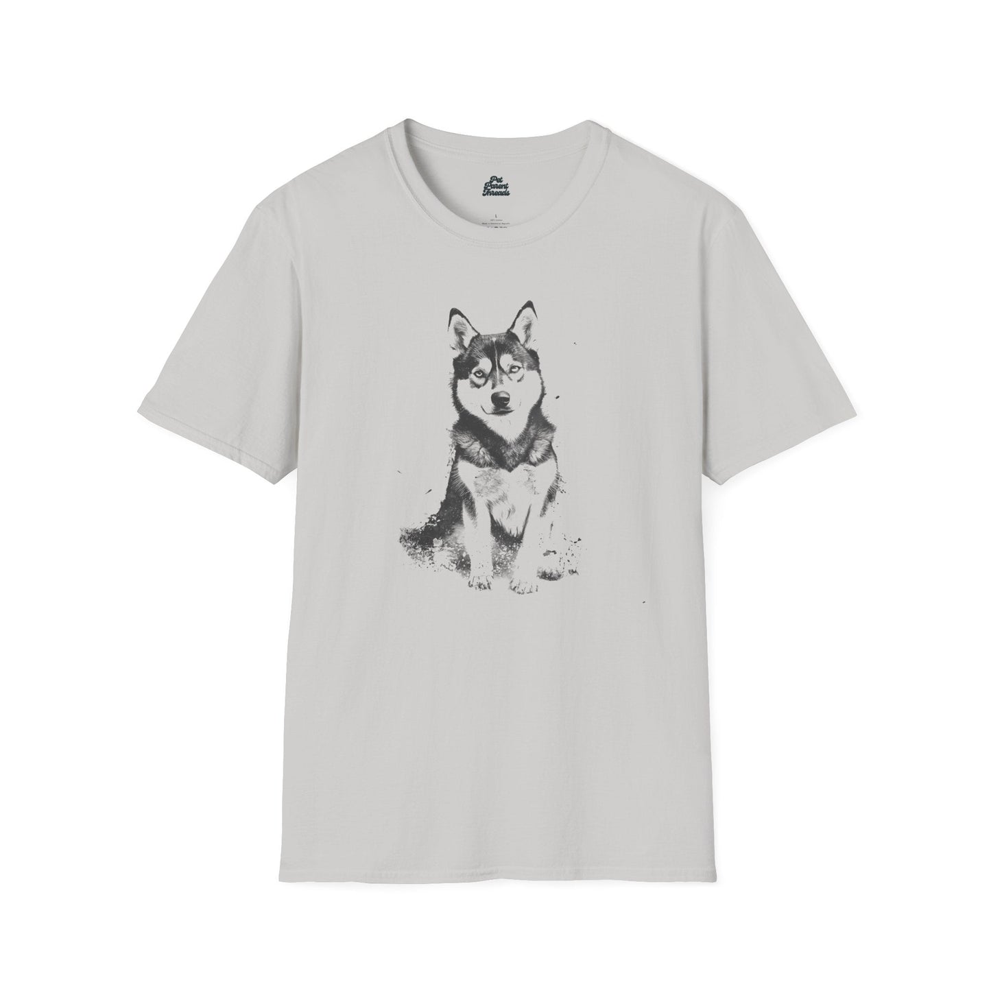 Wild & Free - Abstract Husky Graphic Tee - Pet Parent Threads