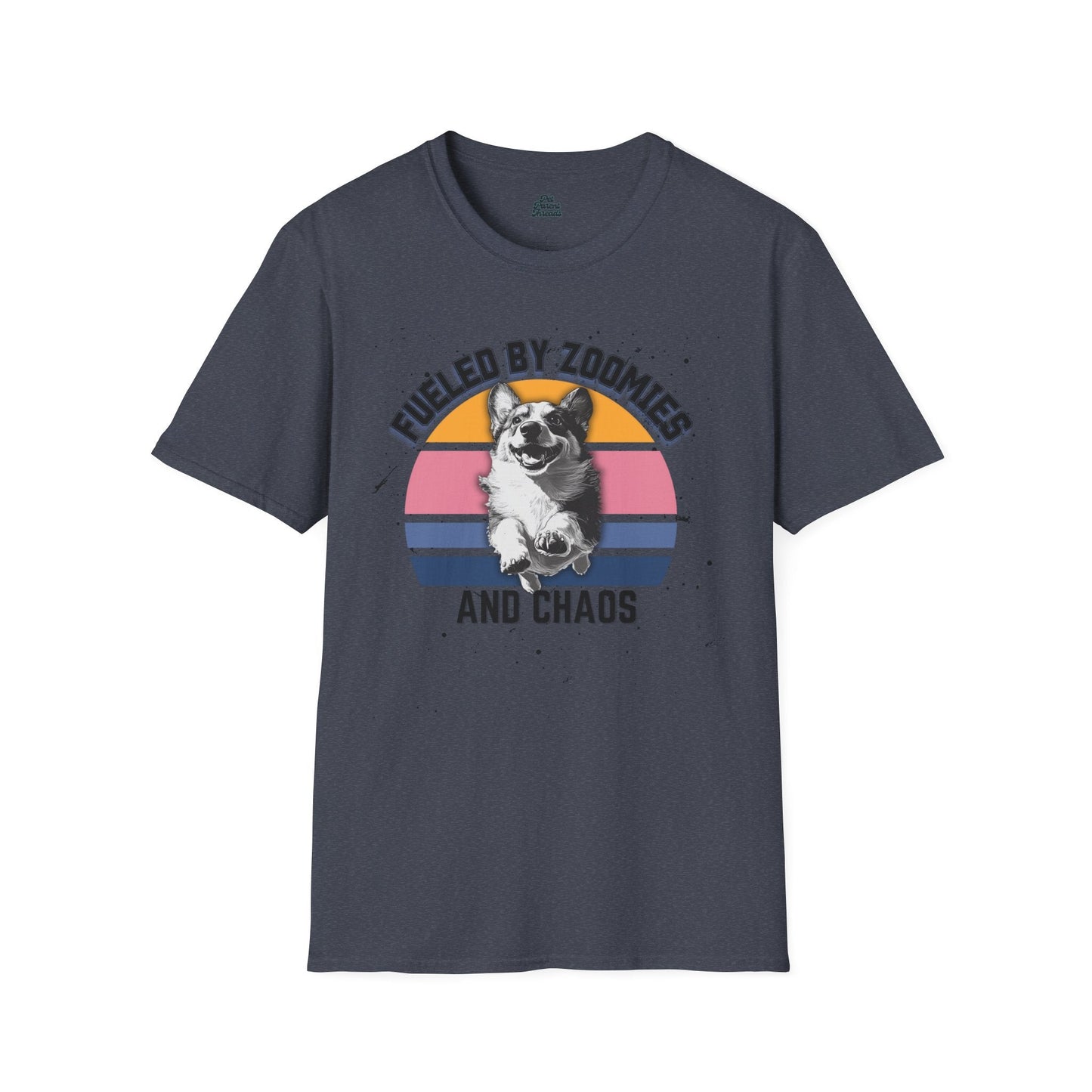 Zoomies and Chaos Corgi Graphic Tee - Pet Parent Threads
