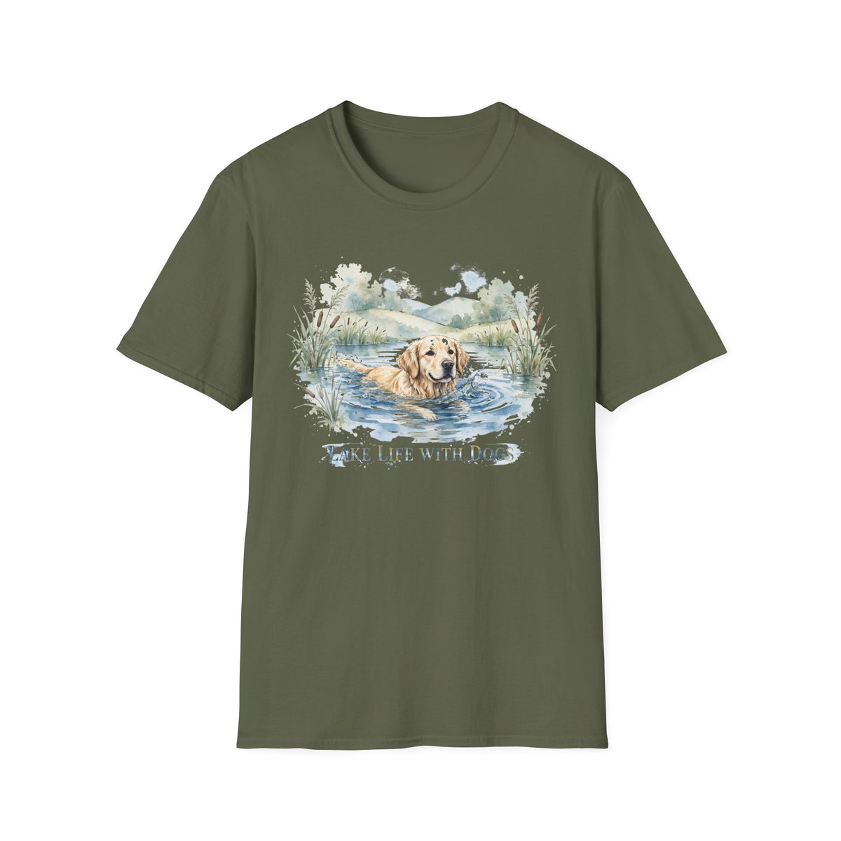 Lake Life With Dogs Tee