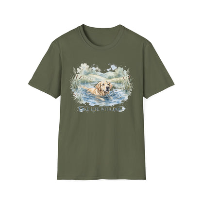 Lake Life With Dogs Tee