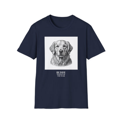 Custom Doggo of the Year Personalized Pet Portrait Tee (Personalizable)