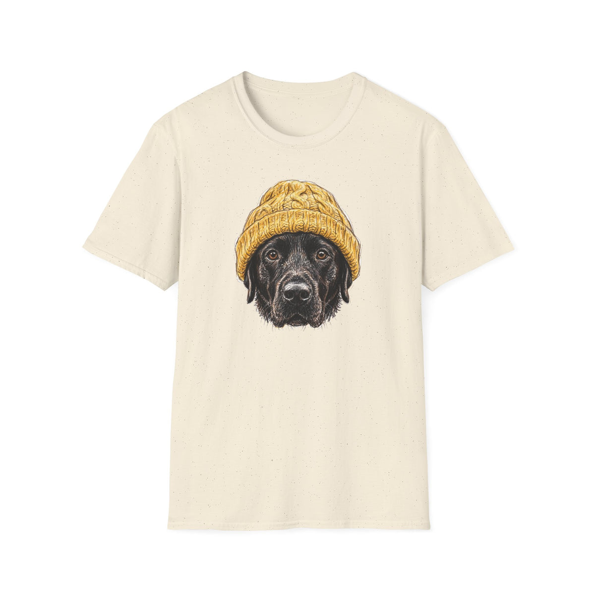 Black Labrador Beanie Tee