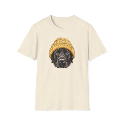 Black Labrador Beanie Tee