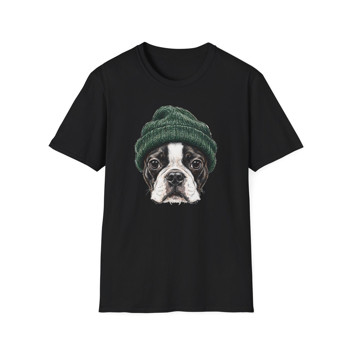 Boston Terrier Beanie Tee