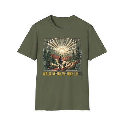 Walk More Worry Less Tee