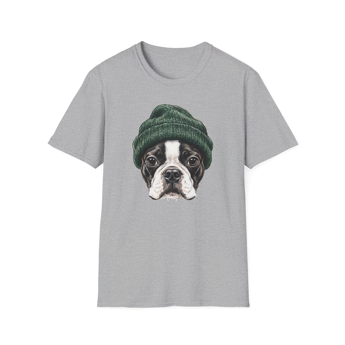 Boston Terrier Beanie Tee