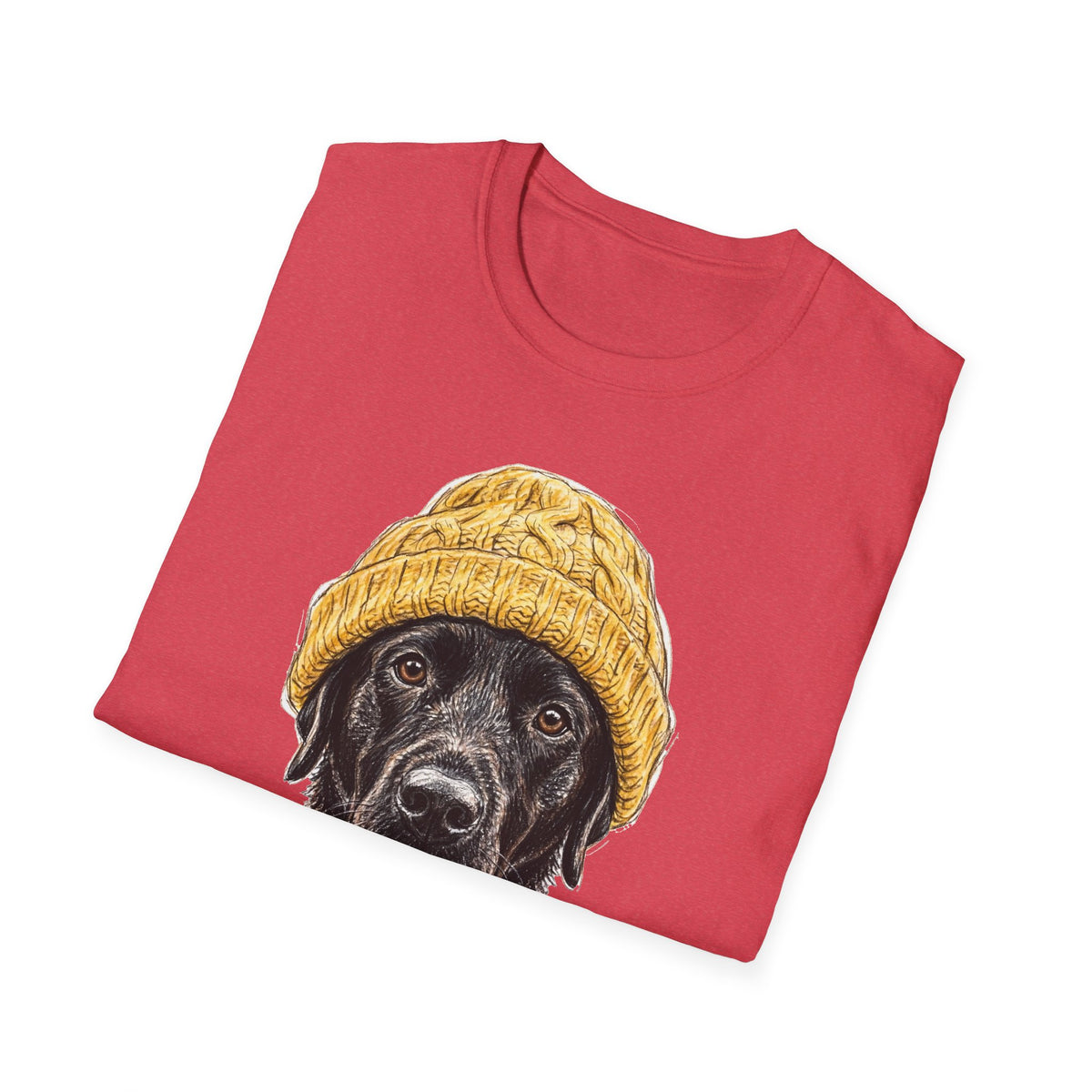 Black Labrador Beanie Tee