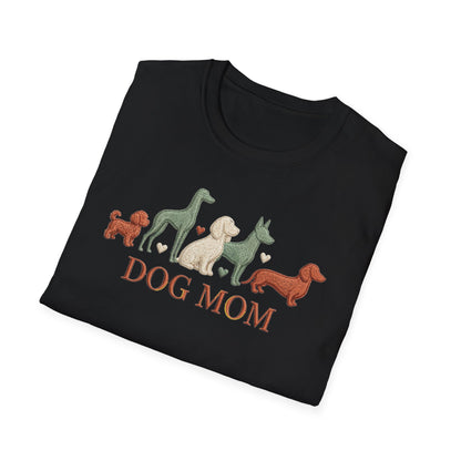 Stitched Dog Mom Tee