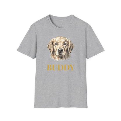 Custom Sketch Pet Portrait Tee (Personalizable)