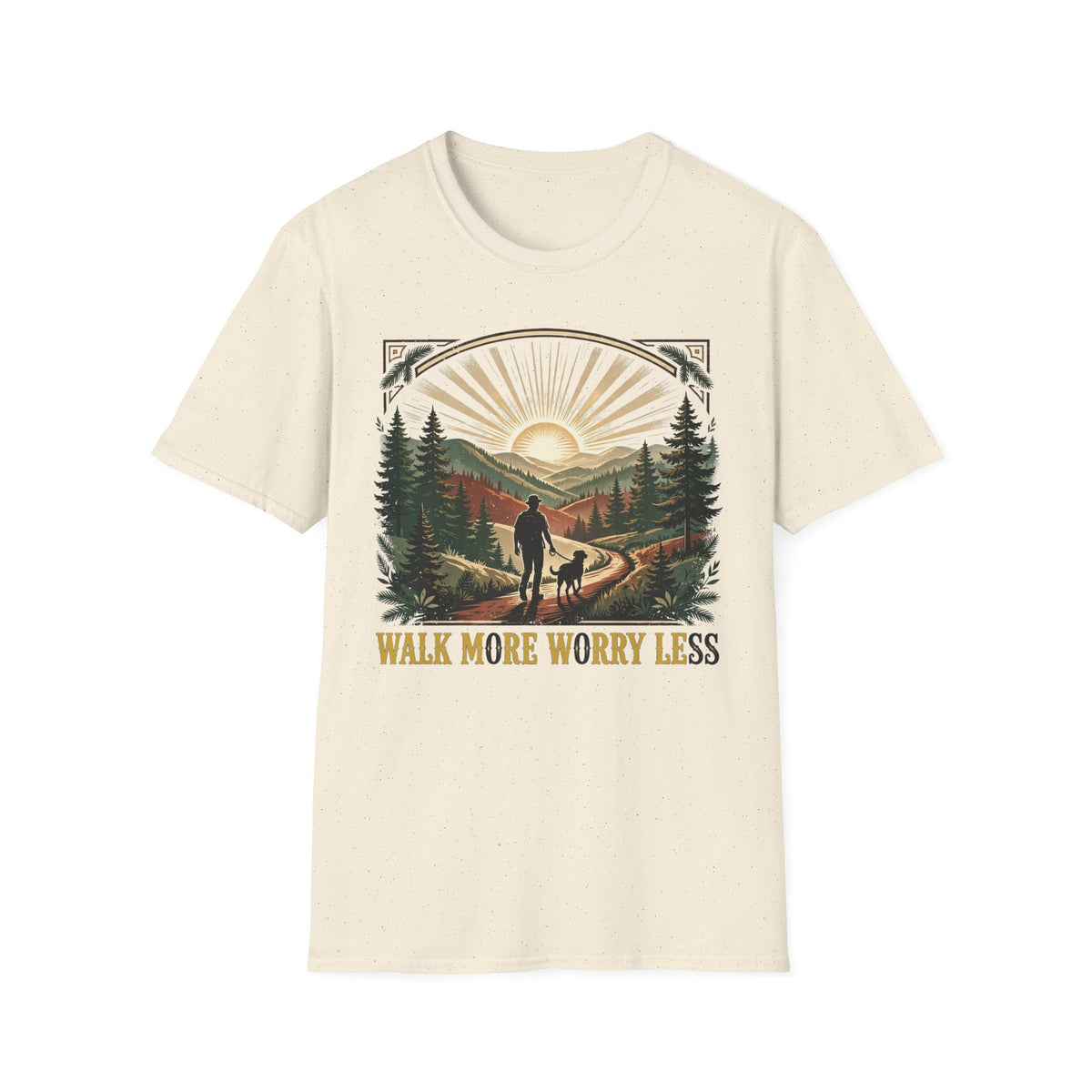 Walk More Worry Less Tee