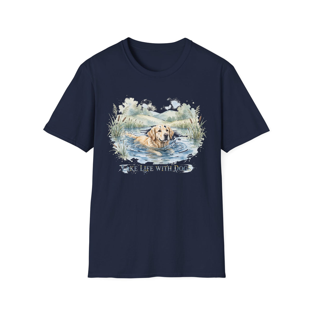 Lake Life With Dogs Tee